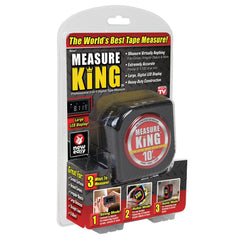 ONTEL MK-MC12/4 Measure King 3-in-1 Digital Tape Measure String Mode, Sonic Mode & Roller Mode As seen On Tv