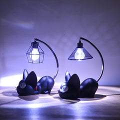 Miyazaki's Kiki's Delivery Service Jiji cat night light led lamp Home Decoration Resin