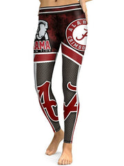 New Women's University of Alabama Crimson Tide Leggings NCAA College Football Roll Tide